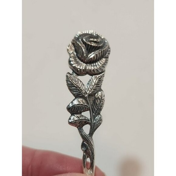 Vtg Antiko 100 Hildesheimer Rose Silverplate Demitasse Spoons in Original Box - Picture 5 of 9